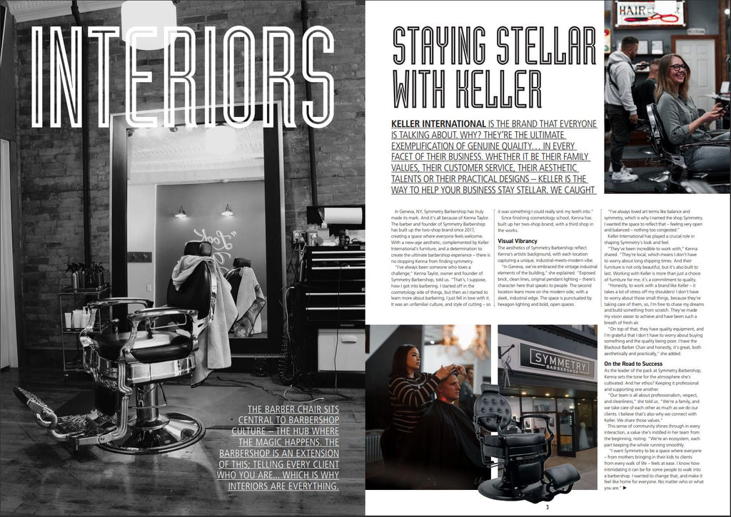 BarberEVO Interiors Feature: Staying Stellar with Keller x Symmetry Barber