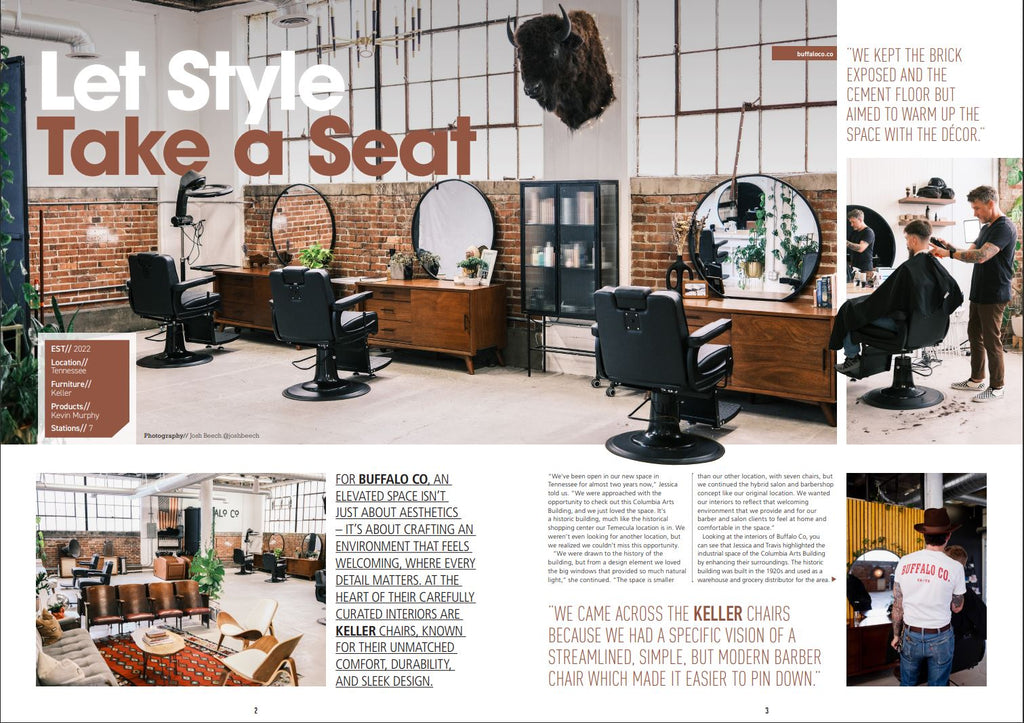 BarberEVO Interiors Feature: Let Style take a Seat x Buffalo Co.