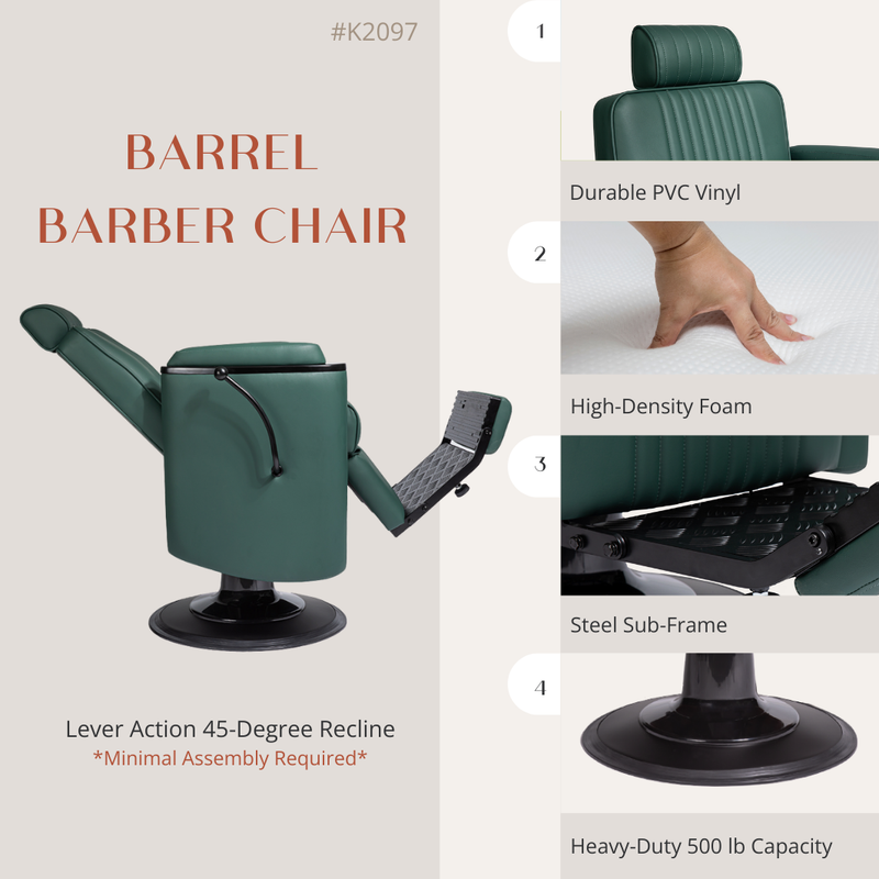 Barrel Barber Chair