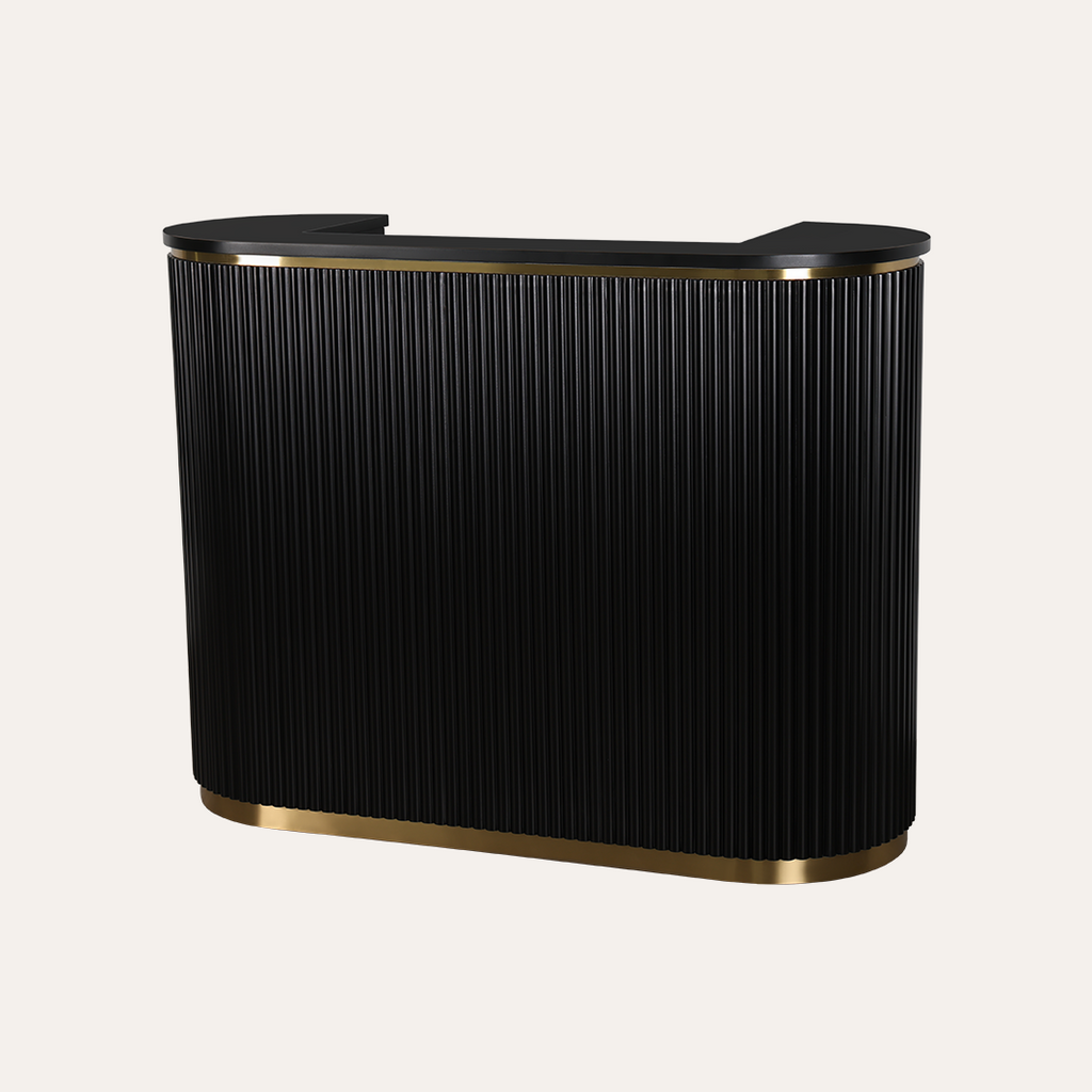 René Tambour Reception Desk - Black /...