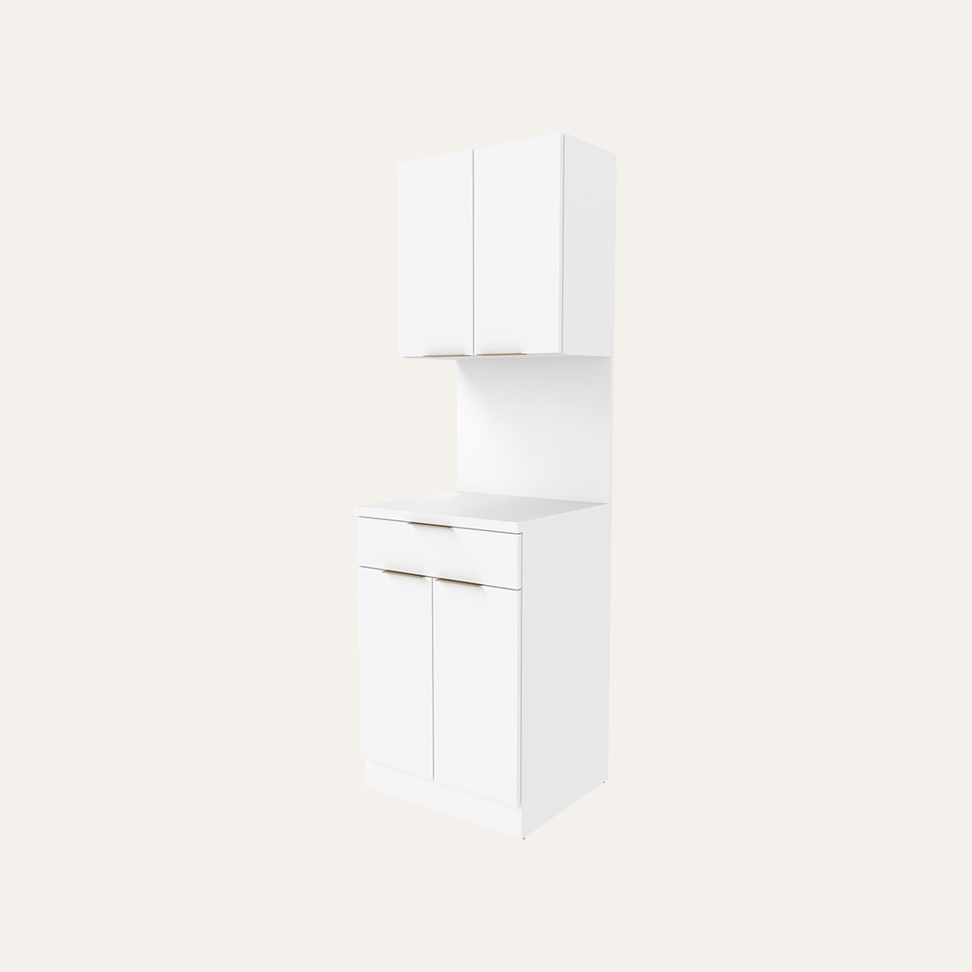 24 Config B Dispensary Cabinet with Closed Upper