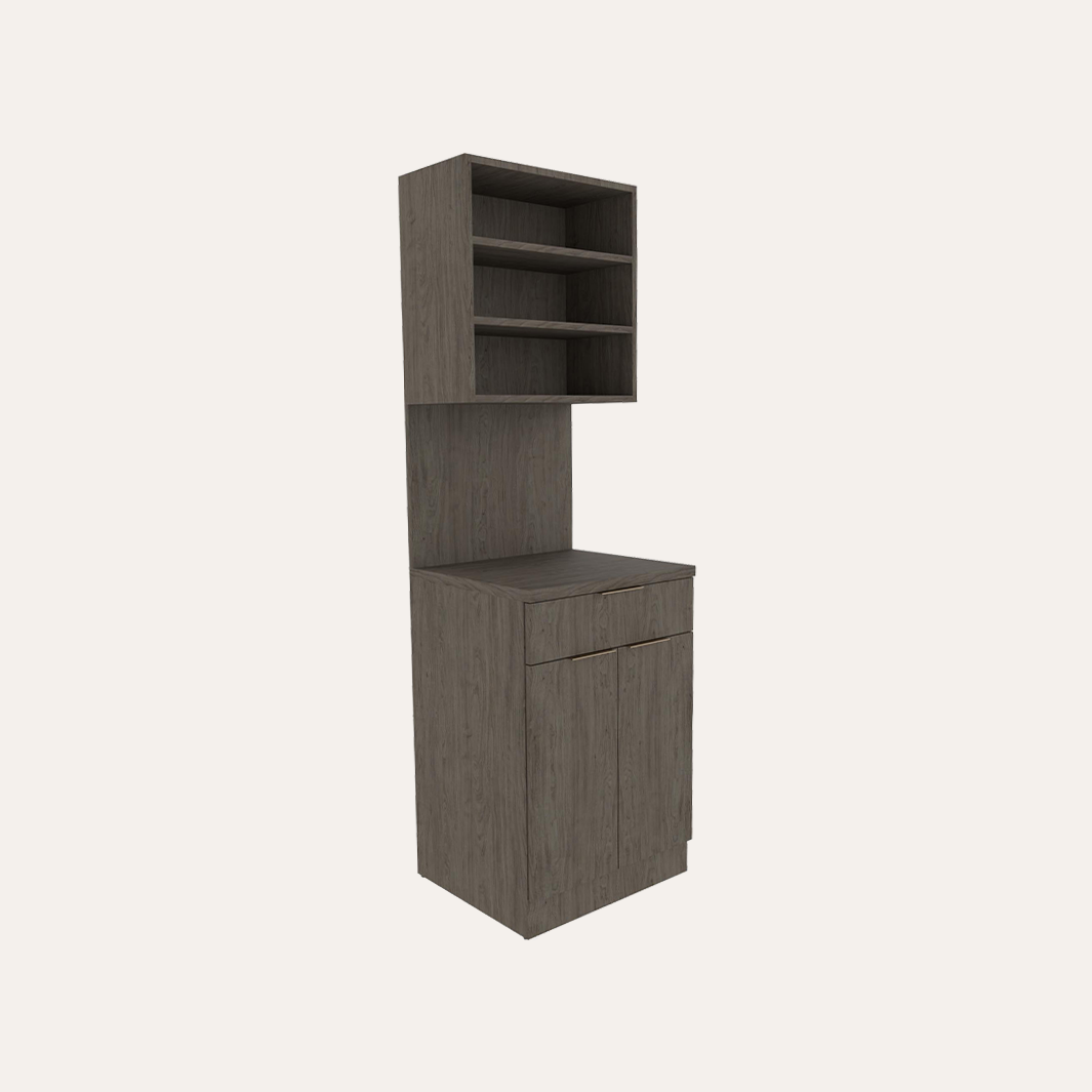 24 Config C Dispensary Cabinet with Open Upper