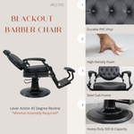Blackout Barber Chair