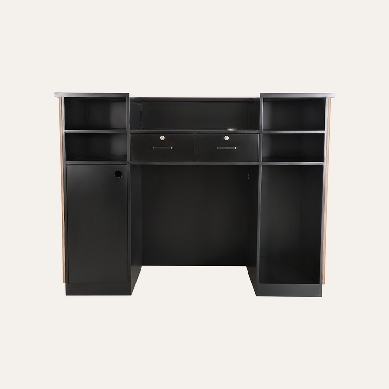 Noir Tambour Reception Desk