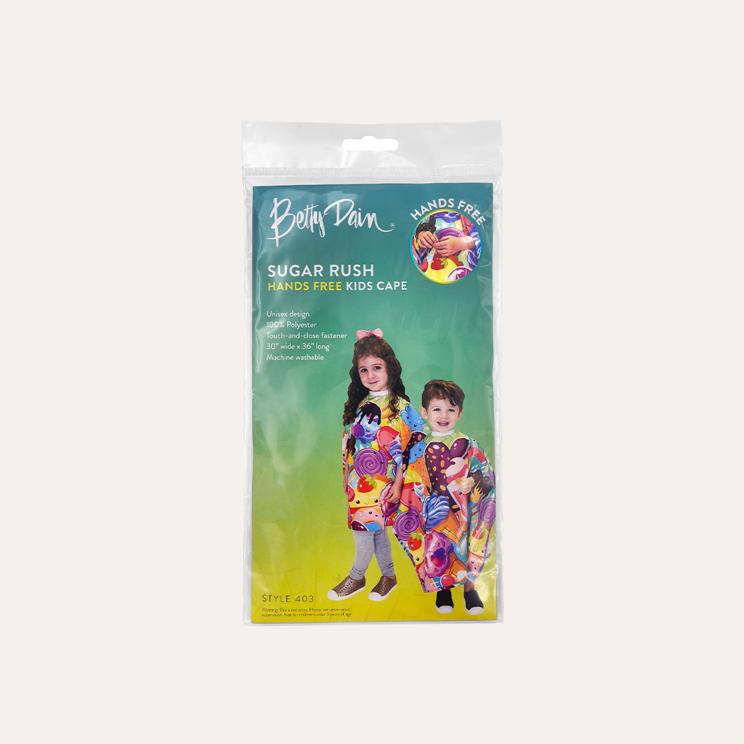 Betty Dain Sugar Rush Handsfree Kids Cape model images 1