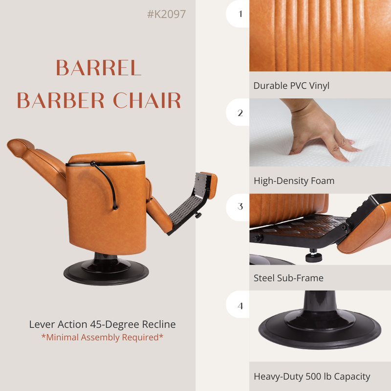 Barrel Barber Chair