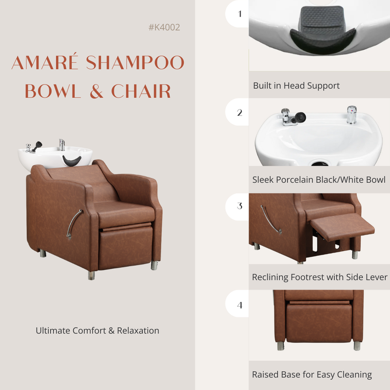Amaré Shampoo Bowl & Chair