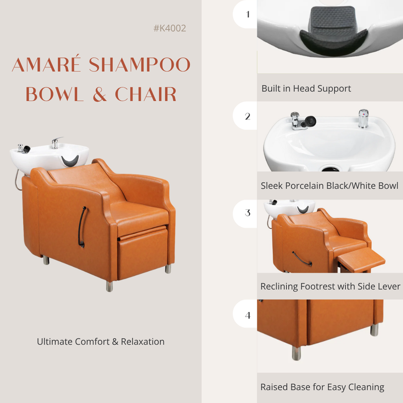 Amaré Shampoo Bowl & Chair