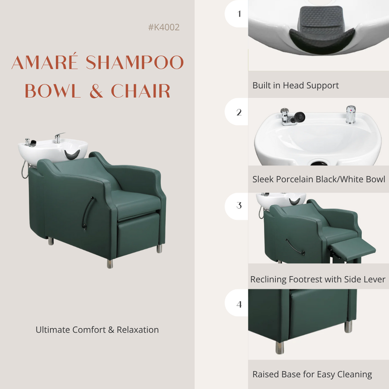 Amaré Shampoo Bowl & Chair