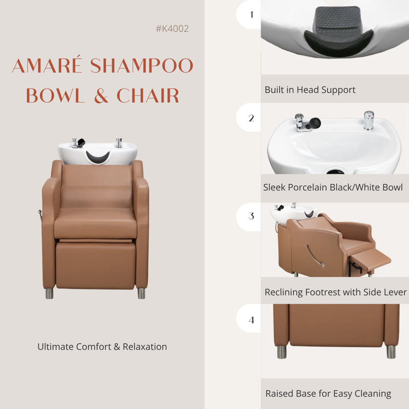 Amaré Shampoo Bowl & Chair