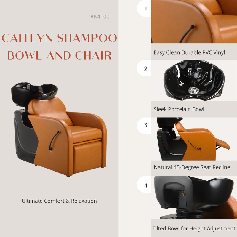 Caitlyn Shampoo Bowl and Chair