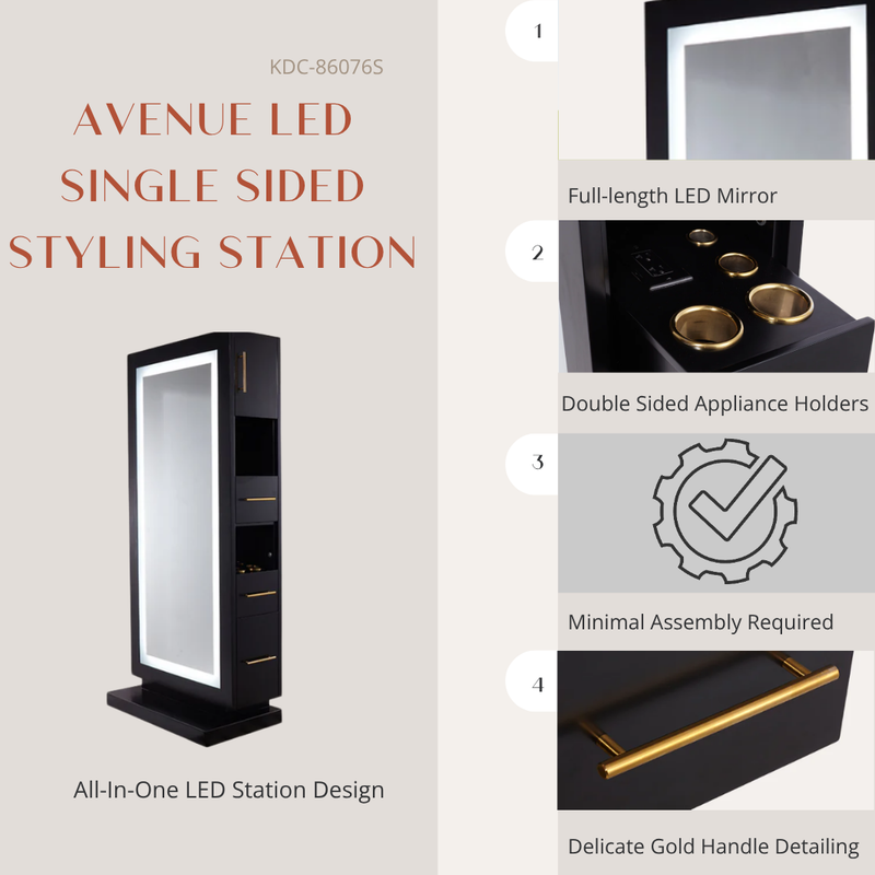 Avenue LED Double Sided Styling Station