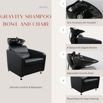 Gravity Shampoo Bowl and Chair