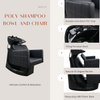 Poly Shampoo Bowl and Chair