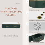 René Wall Mounted Styling Station