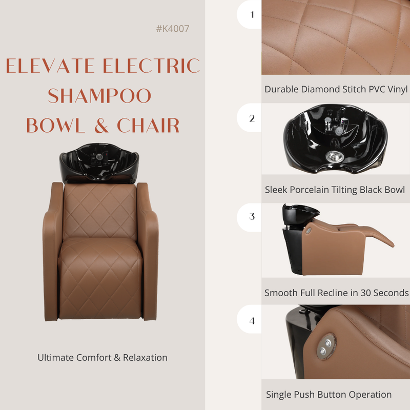 Elevate Electric Shampoo Bowl & Chair