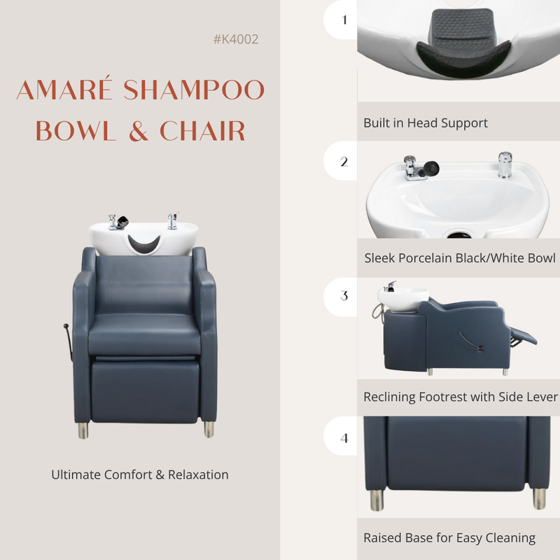 Amaré Shampoo Bowl & Chair