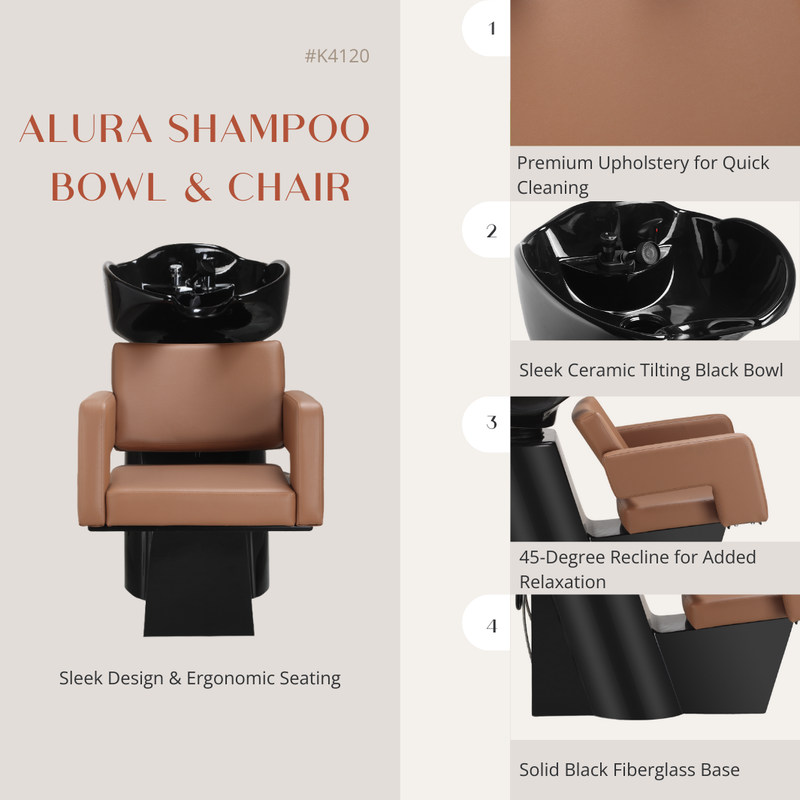 Alura Shampoo Bowl and Chair