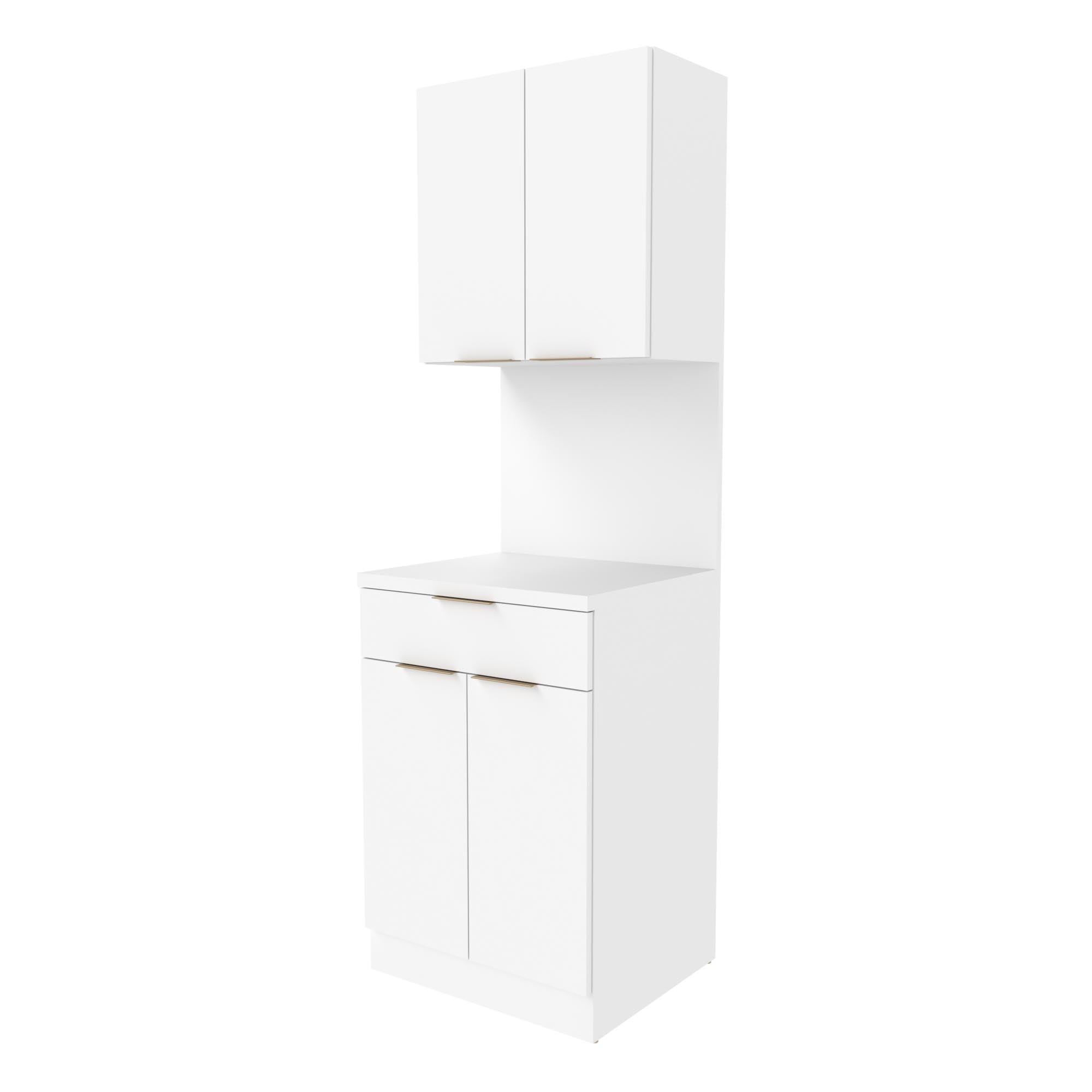 Collins 24 inch salon dispensary cabinet with closed upper E1132-24