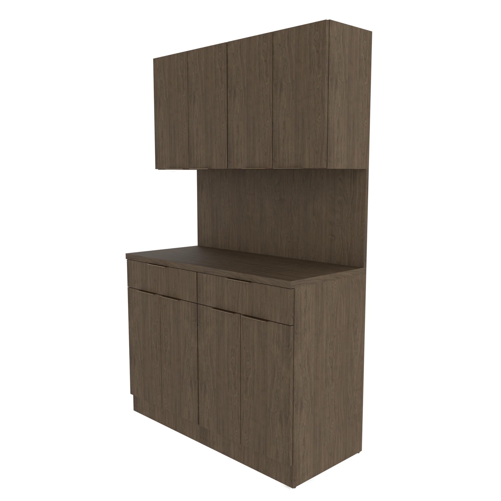 Collins 48 inch salon dispensary storage cabinet with closed storage E1136-48