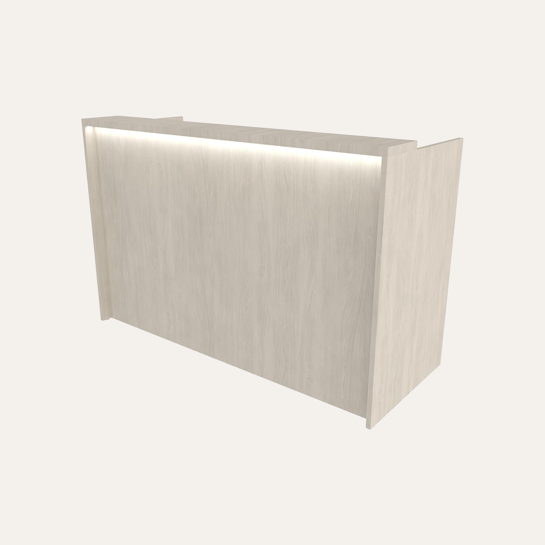 Collins Nico Reception Desk with LED Accent Light E1165-60 - front view