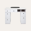 NAPA Manicure Table White/Silver