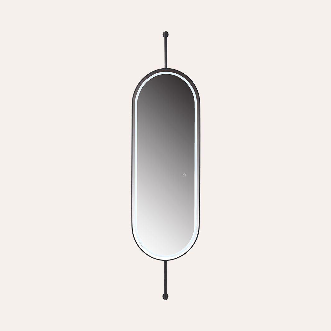 K-JMY02-BLACK-LioraCapsule-FullLength-LED-Mirror-BLACK-FRONT-pic