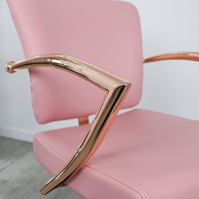 Manhattan Rose Gold Salon Chair - Salon Chairs | Keller Manhattan Rose Gold Salon Chair - Salon Chairs | Keller