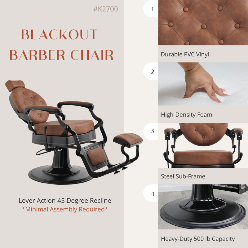 Blackout Barber Chair