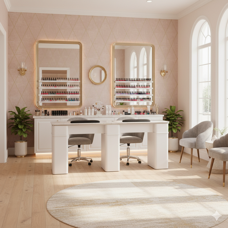 Sonoma Double Manicure Table