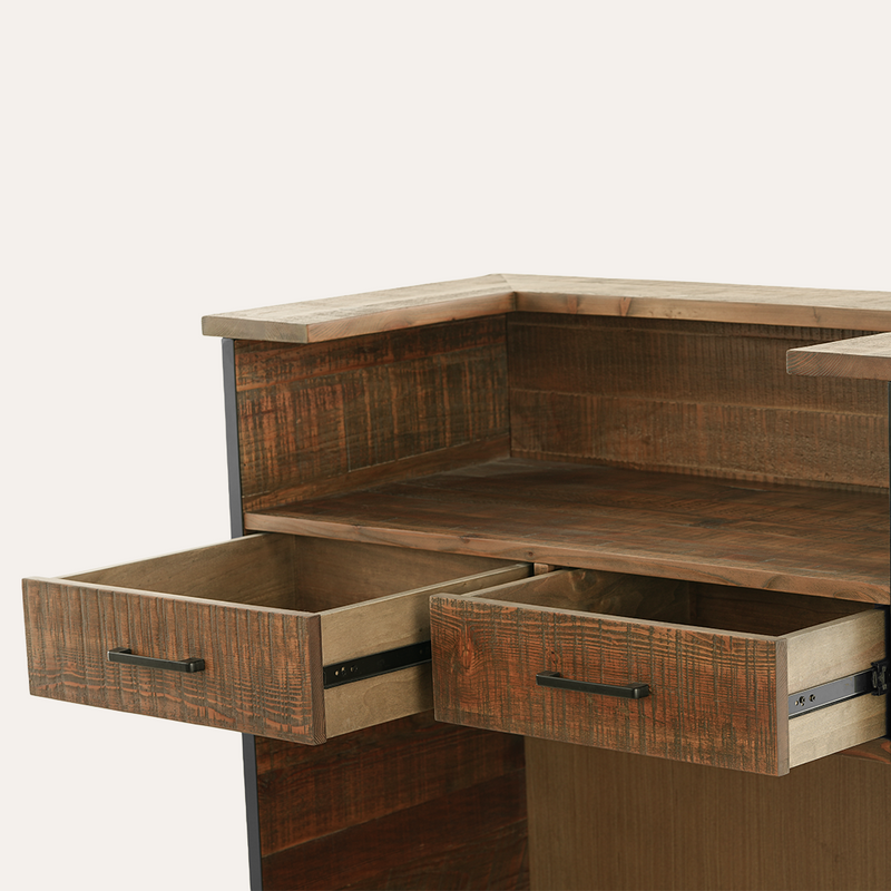Sierra Reclaimed Reception Desk (Small)