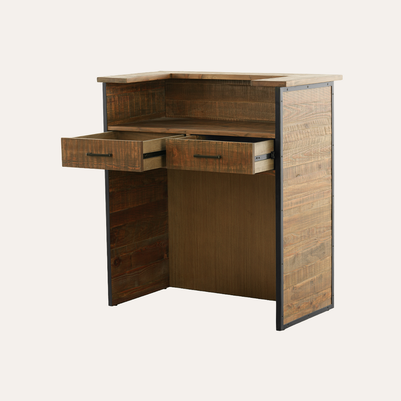 Sierra Reclaimed Reception Desk (Small)