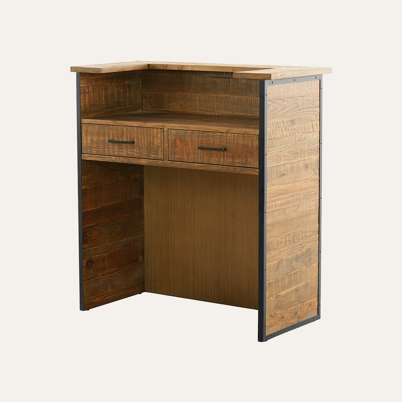 Sierra Reclaimed Reception Desk (Small)