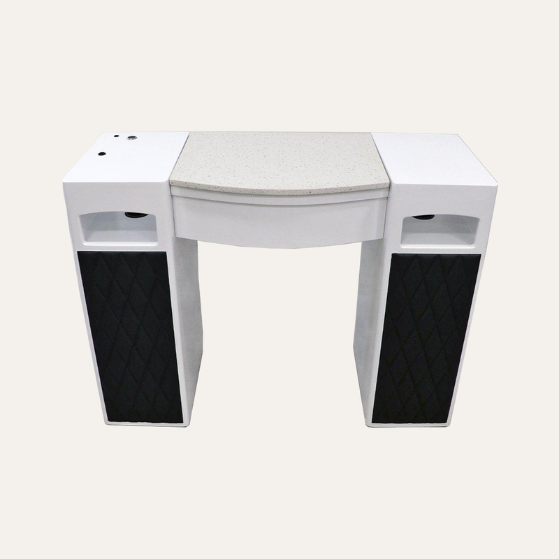 Diamond White Manicure Table