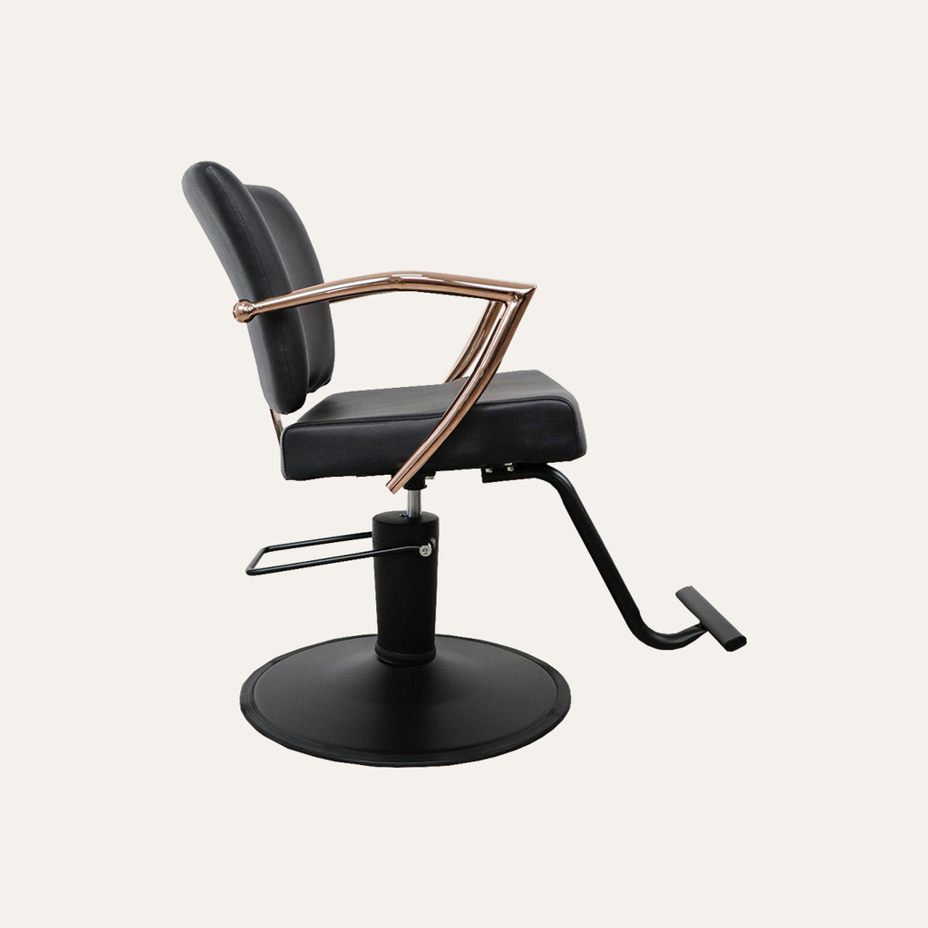 Manhattan Rose Gold Salon Chair Salon Chairs Keller