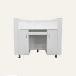 White Glam Reception Desk