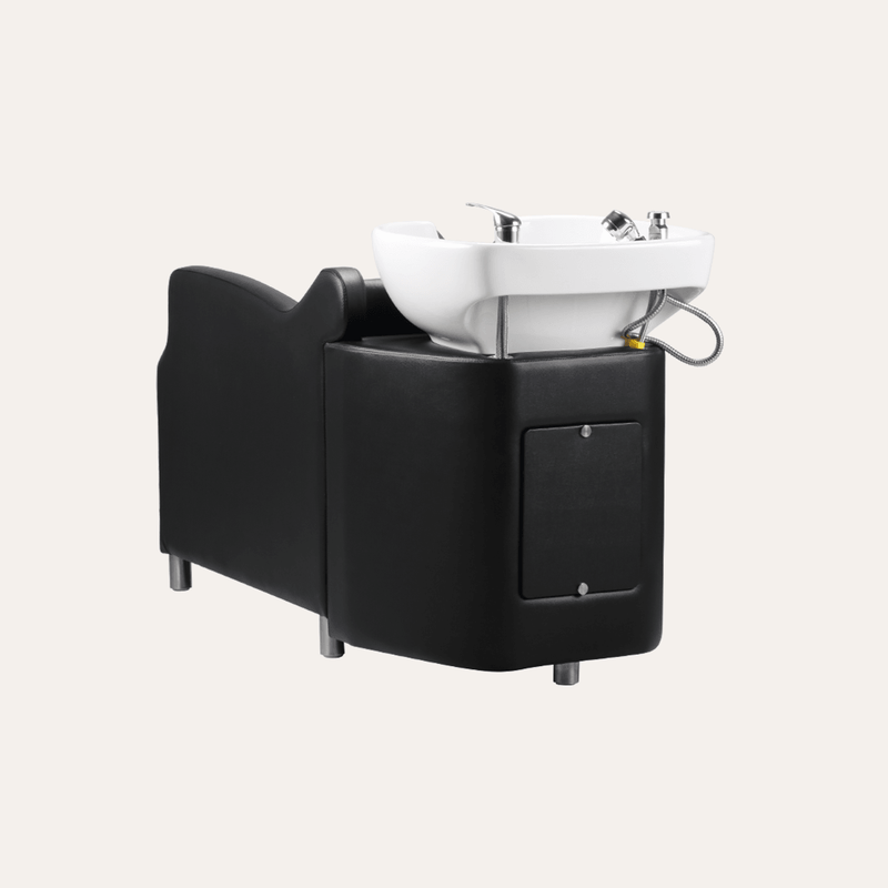 Shampoo bowl and chair discount unit