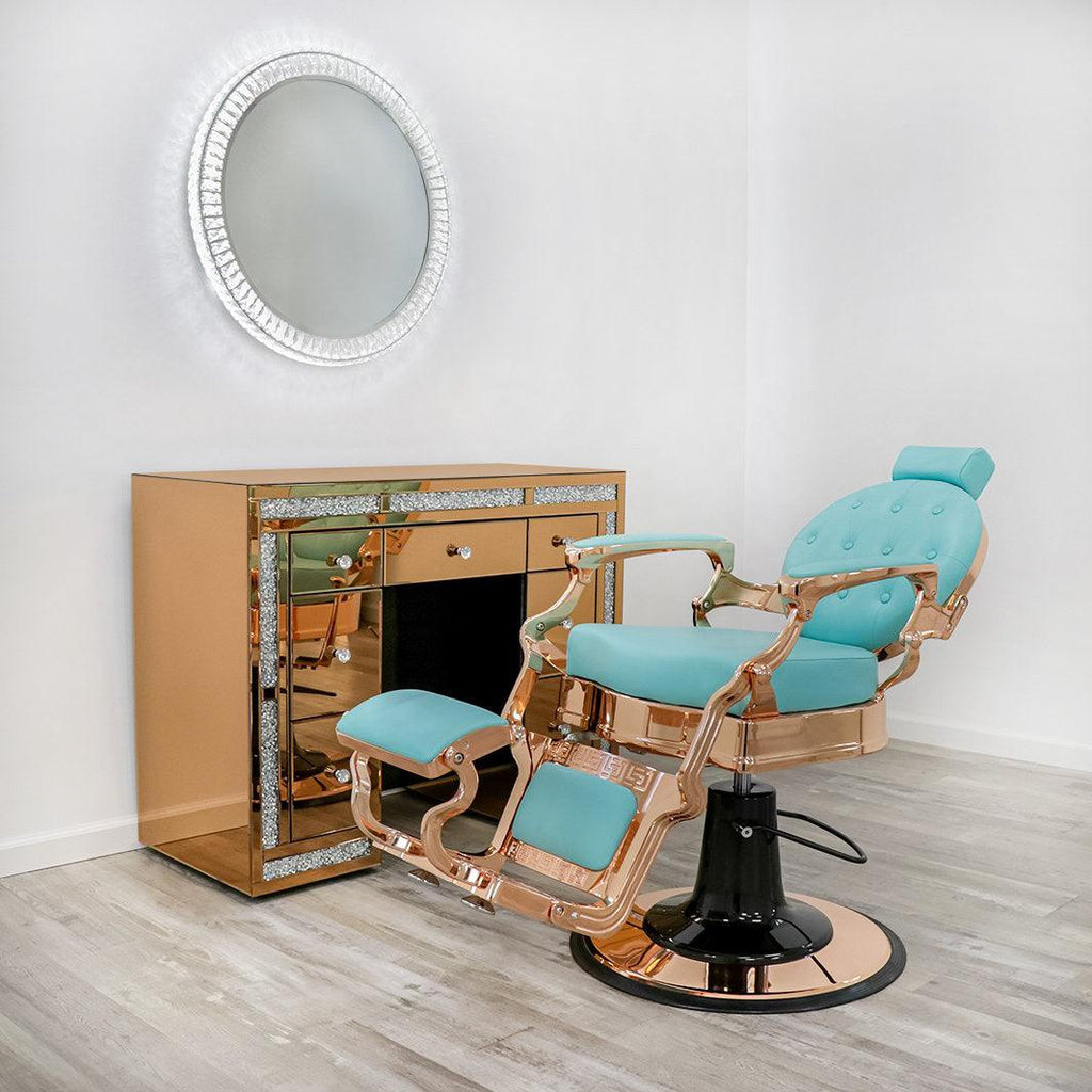 Beauty Wonderland - SALON PACKAGE!😍 Now RM1,399 only. (normal price  RM1,697.) Package includes : 1 x Shampoo Bed LV 1 x Barber Chair LV  Non-Adjust 1 x Trolley Black Salon 1 x