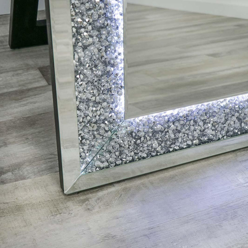 Krystal LED Full Length Floor Mirror