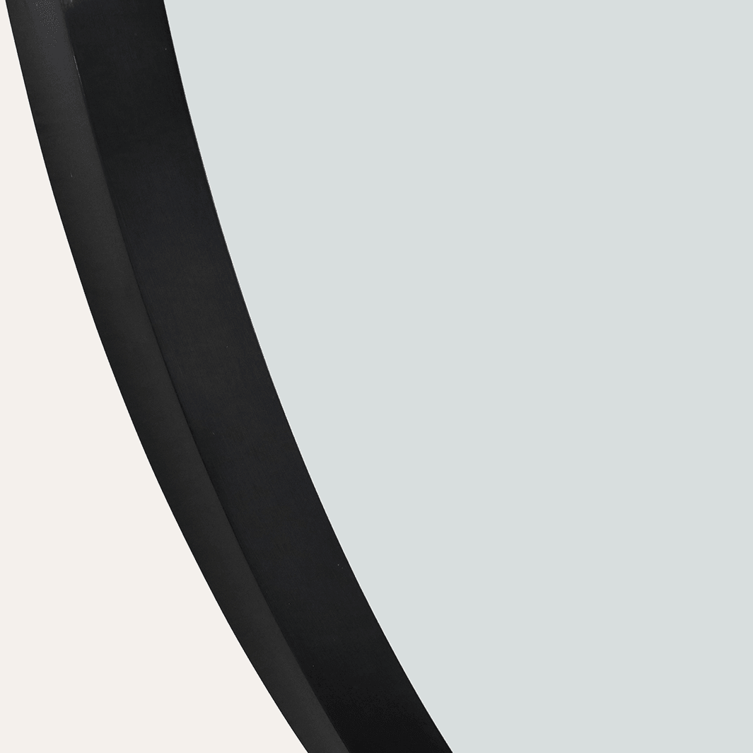 Metal Frame Round Mirror - Keller International 