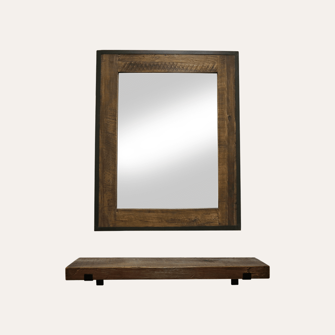 Sierra Reclaimed Single Shelf Station - Keller International 