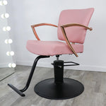 Manhattan Rose Gold Salon Chair by Keller International