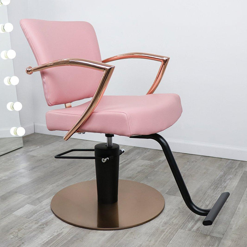 Manhattan Rose Gold Salon Chair - Salon Chairs | Keller Manhattan Rose Gold Salon Chair - Salon Chairs | Keller
