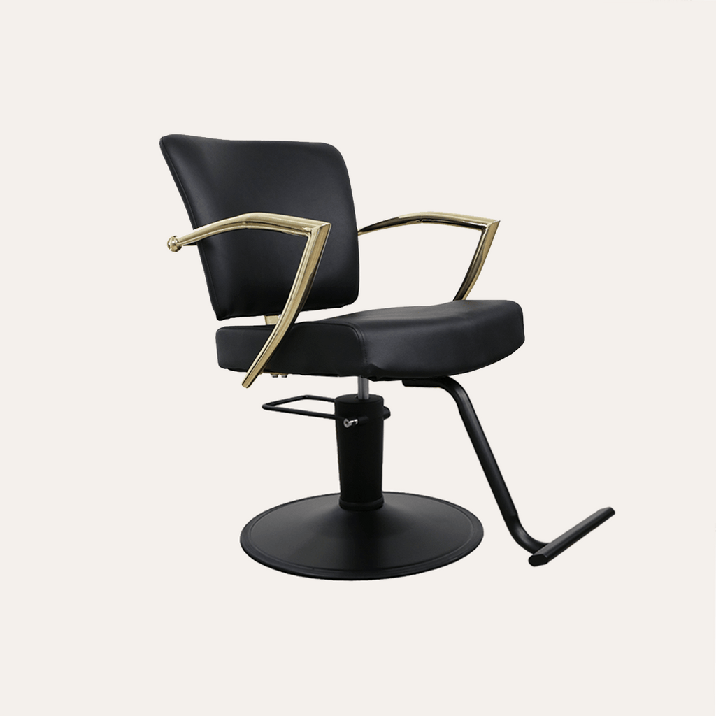 Manhattan Gold Salon Chair - Keller International 