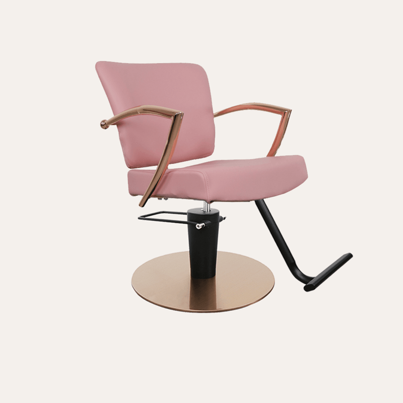 Manhattan Rose Gold Salon Chair Salon Chairs Keller