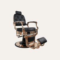 Knockout Rose Gold Barber Chair - Keller International 