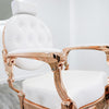 Toronto Rose Gold Barber Chair By Keller International