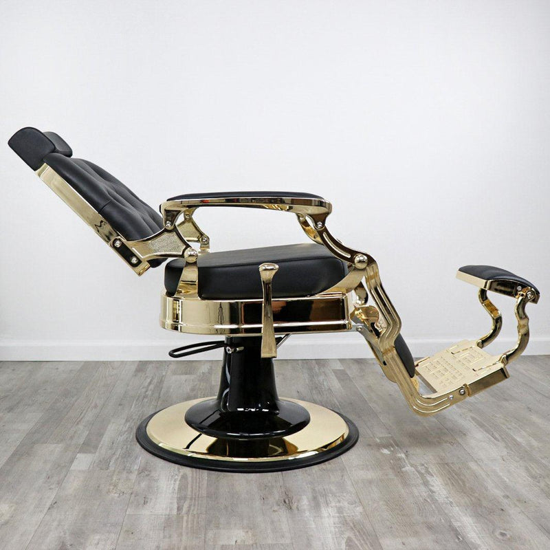 Knockout Gold Barber Chair by Keller International