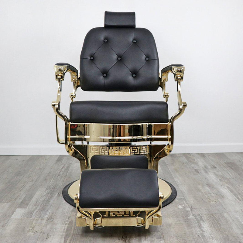 Knockout Gold Barber Chair by Keller International