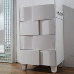 Pearl White Styling Station Stand by Keller International